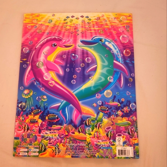Lisa Frank Dolphin Folder NEW - Picture 6 of 8